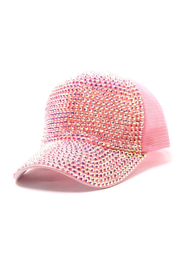 Women Bling Shiny Rhinestones Sun Visor Hat Mesh Cap Sparkle Flag Cap Baseball Cap,Bun Ponytail Sports Baseball Cap Sequin Glitter Dad Hat for Men Women Vintage Plain Trucker Hat Sparkle Sun Cap