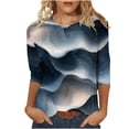 thumbnail image 1 of Women Blouse 3/4 Sleeve Petite, Elegant Blouses for Women Fashion Night Club Shirts for Women Dry Fit Summer Crop Tops for Women 2025 Trendy Generic Brand Tops for Women my orders, 1 of 5