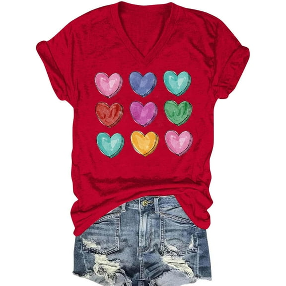 Women Blouse 3/4 Sleeve Petite, Graphic T Shirts Loose Basic Fitted Short Sleeve Tees Shirt Women Tank Tops Loose Petite Spring Tops For Women