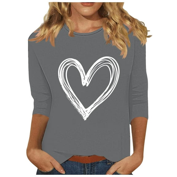 Women Blouse 3/4 Sleeve Petite, Summer Blouses for Women 2025 Plus Size Summer Clothes for Women Over 50 2025 Vacation Cute Graphic Crop Tops for Women My Orders Past Orders my orders