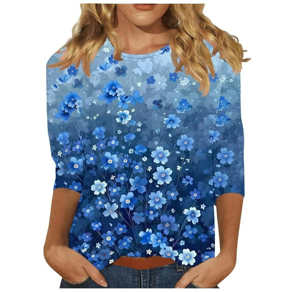 Women Blouse 3/4 Sleeve Petite, Tshirts Shirts Graphic Funny Sexy Summer Clothes for Women 2025 Vacation Women Summer Tops Sexy My Orders Placed Recently By Me my orders