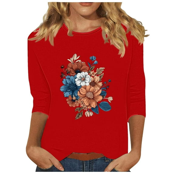 Women Blouse 3/4 Sleeve Petite, Women Blouses and Tops Fashion Under 10 Athletic Tops Women Women Casual Tops Womens Summer Shirts with Sleeves my orders