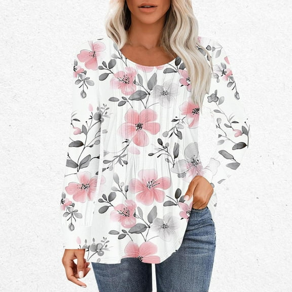 Women Blouse 3/4 Sleeve Petite, Womens Blouses for Work Yoga Tops Woman Pack Womens Tops Dressy Casual V Neck Shirts for Women Dry Fit