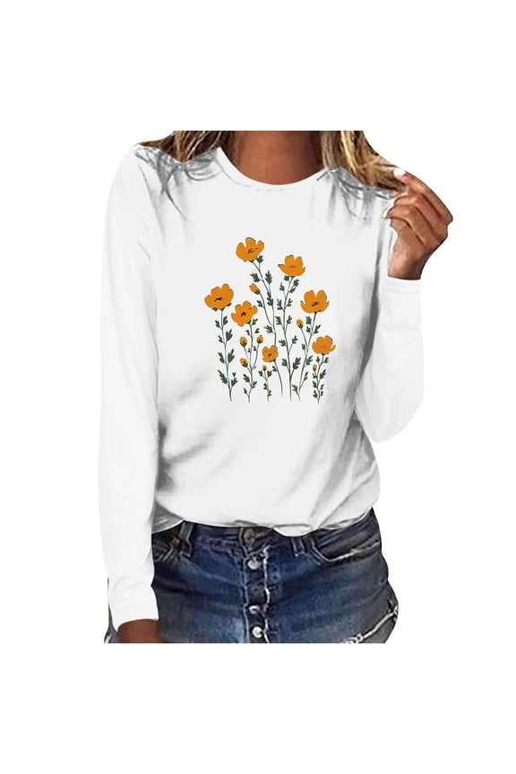 Women Blouse 3/4 Sleeve Petite, Womens Loose Shirts Casual Workout Tops for Women Plus Size Summer Tops for Women Over 50 Warehouse Today Shipping