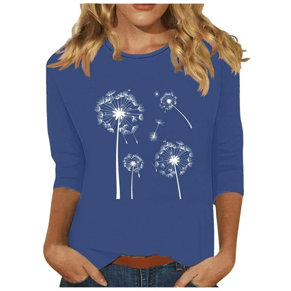 Women Blouse 3/4 Sleeve Petite, Womens T Shirts Casual Cotton Womens Workout Tops Long Sleeve Women Short Sleeve Tops Generic Womens Tops my orders