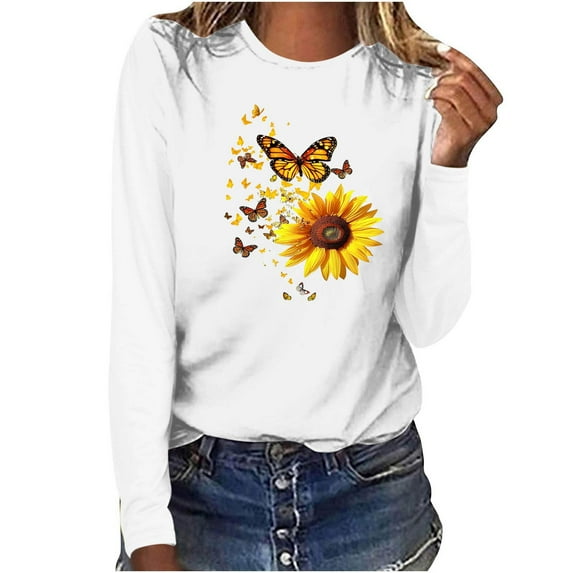 Women Blouse 3/4 Sleeve Petite, Womens T Shirts Loose Tee Shirts Womens Graphic Women Casual Tops Trendy Try Before You Buy Womens Clothing