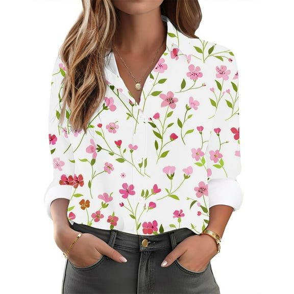 Women Blouse 3/4 Sleeve Petite, Work Blouses for Women Office Management Shirts Plus Size Dry Fit Shirts for Women Women Summer Tops 2025 Dry Fit Shirts for Women my orders