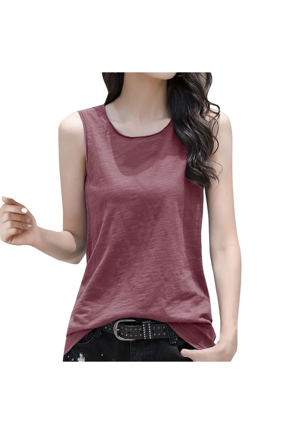 Women Blouses 3x Womens Tops Bar Tops for Women Big Tall Top Crop Workout Tee Muscle Shirt Womens Women Casual Daily Shirts O Neck Sleeveless T Shirt Tee Vest Tunic Slim Blouse