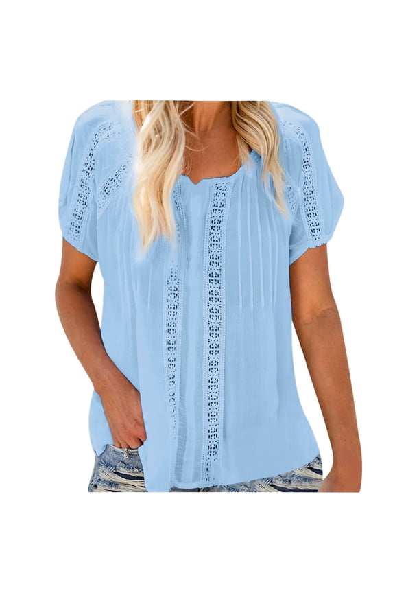 Women Blouses Big Button Shirt Shirts for plus Size Women Plain Blouses plus Size Running Clothes Long Tight Tee Shirt Button up Ladies Blouse Oversized Tops Loose Comfy Shirts Chart Blue S