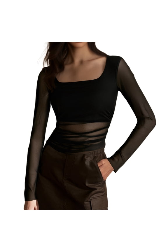 Women Blouses Blouses under 10 Ling Sleeve Shirt Womens Tops Women Casual Fall Shirts Winter Compression Workout Athletic Shirt Top Tee 3x Big Ladies Button Front Shirts Pack of Long Sleeve Black S