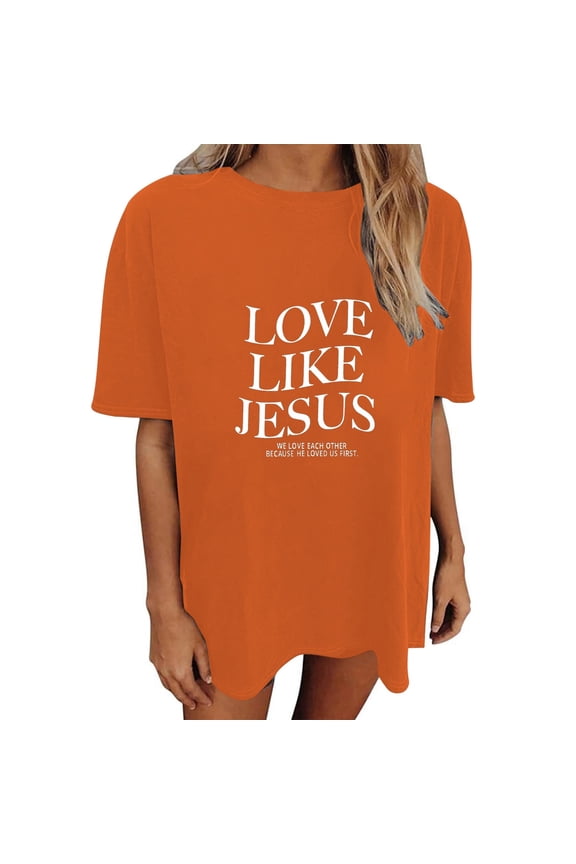 Women Blouses Bright Blouses Women Indoor Outdoor S Summer Front L Color Top Short Sleeve Petite Tops Ladies Long Sleeve Tops Extra Small Long Layer Shirt Short for Orange L