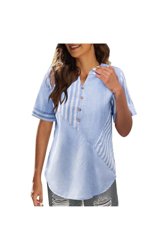 Women Blouses Casual Summer Tops for Women plus Size Tunic Top Turtleneck Shirt Long Sleeve Womens Shirt Long Sleeve Blouse plus Elbow Tees Pom Blouses Active Wear Woman Summer Blouse Blue 2XL