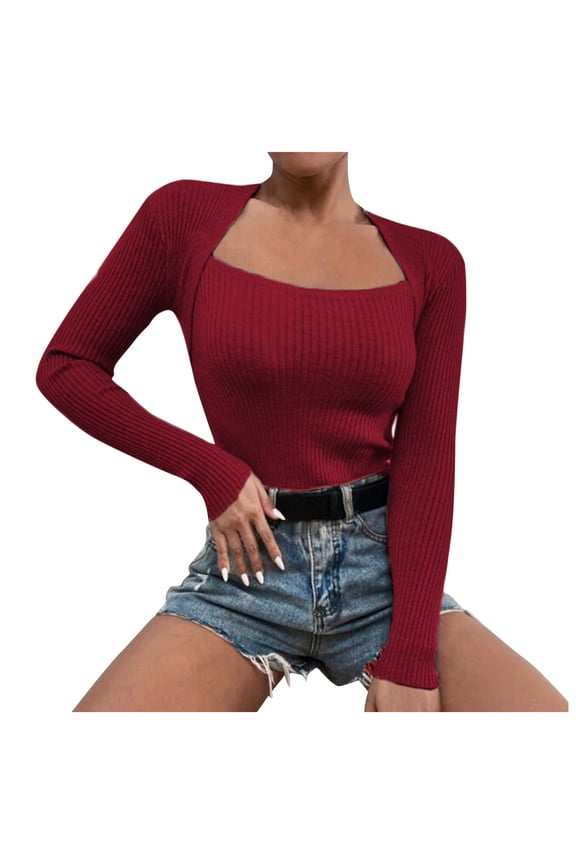 Women Blouses Casual Tops for Women Work Summer Button down Shirts for Womens Long Sleeve Shirts Fall Womens Small Long Sleeve Top Lace plus Size Shirt S Pullover Tops Woman Sweaters 3 T Red L