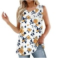 thumbnail image 1 of Women Blouses Clearance Under $7 Beifu Tank Tops for Women 2025 Vacation,Womens Tank Tops Pack White Summer Tops For Women 2025 Work Women Blouses Summer Casual, 1 of 5