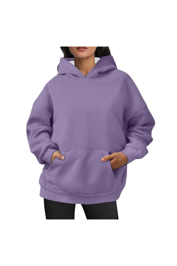 Women Blouses Cute Teenager Things Hoodie Sweatshirt Dress for Women Cute Womens Hoodie Quilted Snap Pullover Men Tall Pullover Sweatshirt for Fashion Sweaters Womens Hoodies Purple 2XL