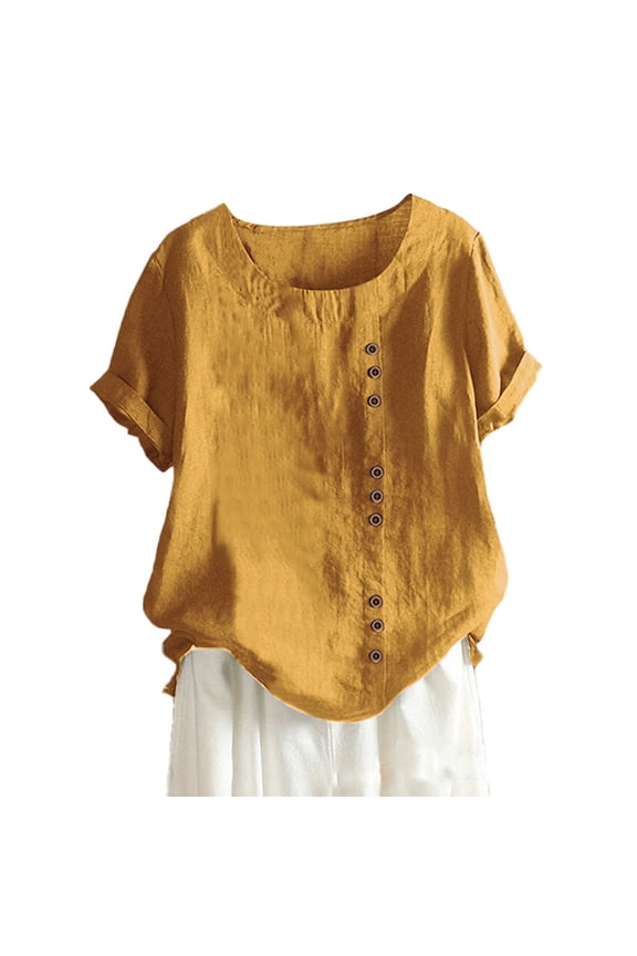 Women Blouses Cute Top Girl Exercise Tee Summer Swing Tops Women Half Tee Small T Shirts for V Neck Pack 60s Womens Tops Fashion Graphic Long Sleeve Shirts for Barber Long YE1 2XL