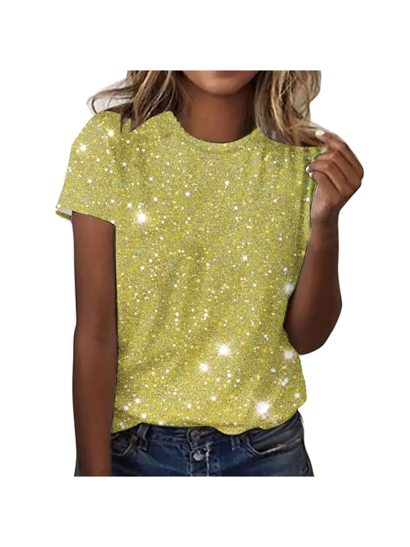 Women Blouses Elegant Casual Petite Short Sleeve Tunic Tops for Women 3Xl Women Summer Tops Plus Generic Blouses for Women