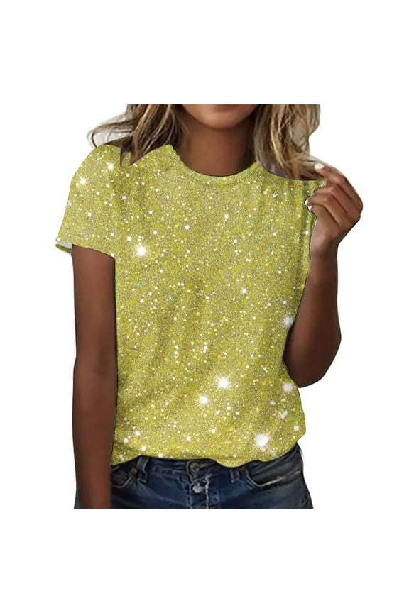 Women Blouses Elegant Casual Petite Short Sleeve Tunic Tops for Women 3Xl Women Summer Tops Plus Generic Blouses for Women