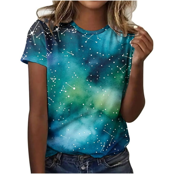 Women Blouses Elegant Casual Petite Womens Funny T Shirts Fitted Summer Graphic Tees for Women 2025 Trendy