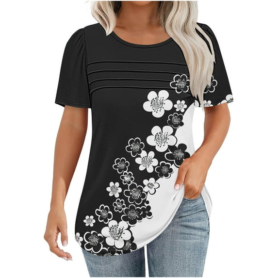 Women Blouses Elegant Casual XL Red Shirts for Women Trendy Basic Fitted Tees