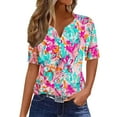 thumbnail image 1 of Women Blouses Elegant Casual XL Shirts for Women Dressy Casual Plus Slim Fit Tees for Women, 1 of 5