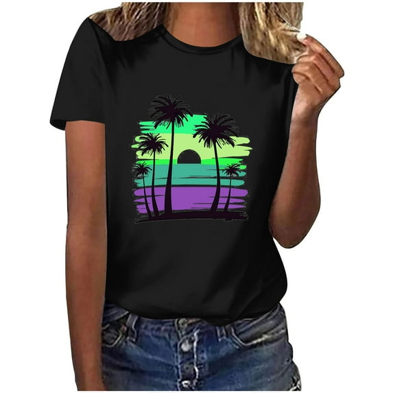 Women Blouses Elegant Casual XL Womens Plus Size T Shirts Loose Fit Summer Clothes Outfits Women Over 50