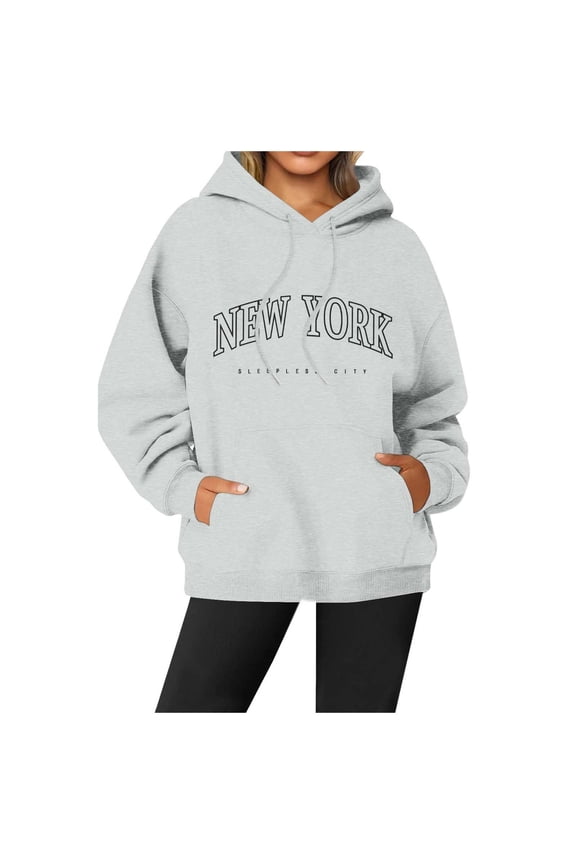 Women Blouses Extra Long Sweat Shirts Women Cute Clothes Teen Girls Warm Zip Sweatshirts Cowl Neck Sweatshirt Rambling Hoodie Cool Design Long Sleeve U Neck Light Jacket Pullover Sports Gray S