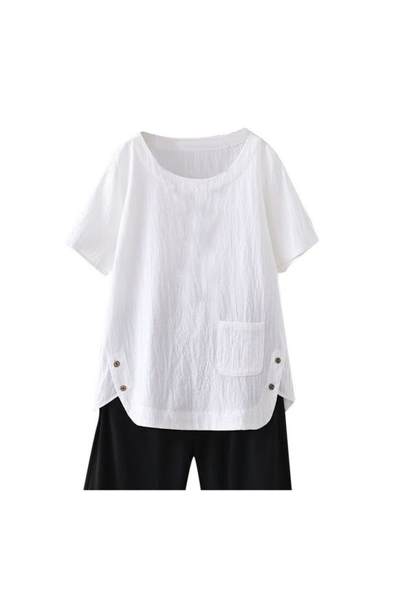 Women Blouses Floral Workout Top Womens plus Size Tops 3x Women Long Sleeve Sleep Shirt Womens Long Athletic Top Casual Tunic Tops Drop Sleeve Plain Shirts Bohemian Shirts Summer Lady May White 2XL