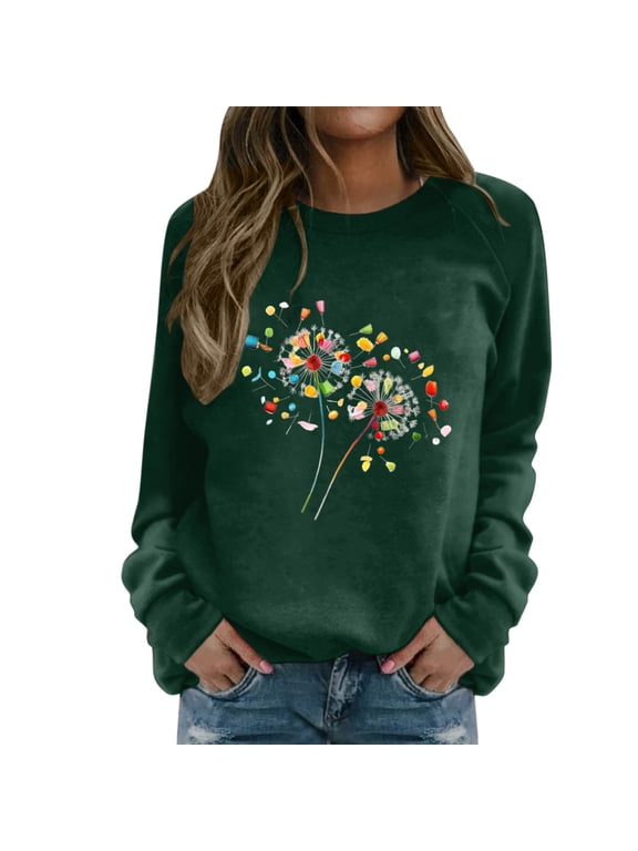 Women Blouses Lightweight Jacket Women Womens Latest Fashion Tunic Tops Womens Tops Quarter Zip Sweater Sweaters Knit Pullovers for Women's Sweatshirts Graphic Sarcasm Petite Statement Green L