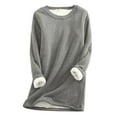 thumbnail image 1 of Women Blouses Long Sleeve Compression Top Ladies Summer Tops with Sleeves Western Top Womens Dressy Short Sleeve Shirts Dry Long Shirt Women Floral Fall Tops for V Neck T Shirts Ladies Dark Gray 5XL, 1 of 4
