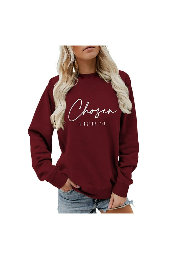 Women Blouses Long Sleeve Pack Women Sweaters Soft Top Long Jacket Zip Light Womens Sweatshirts W Hood Sweat Shirt Small Large Woman's Sweatshirt Scrub Pullover Oversized Workout Sweatshirt Wine S