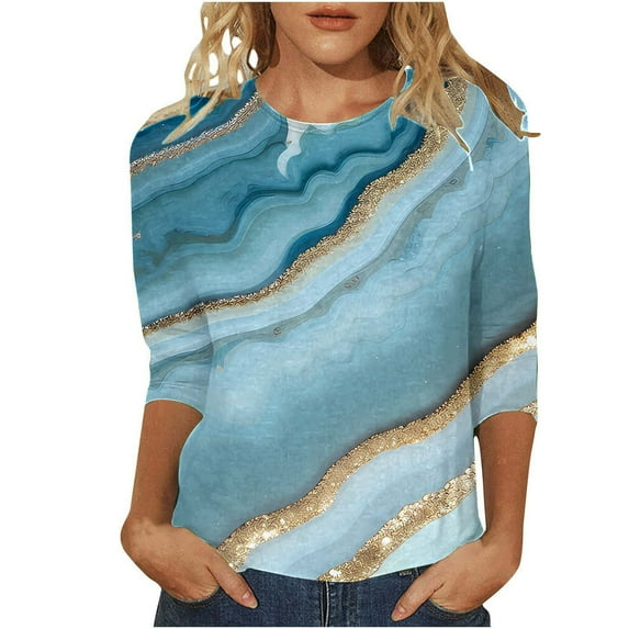 Women Blouses Long Sleeve Rayon Shirts for Women Ladies Long Sleeve Tops Casual Super Shirt Womens Loose Fitting Shirts Boy Girl 3x Tees for Neck Turtleneck Dress Tops Business Casual Loose Dark Blue