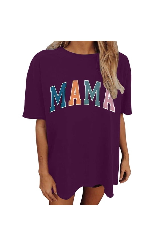 Women Blouses Loose Button Shirt Women Back Top Low Cut Top Sheer Long Sleeve Printed Womens Blouses Tops Dressy Ladies Short Sleeve Tunic Shirts Lady Wear Woman Tops Dressy Long Jr Purple S