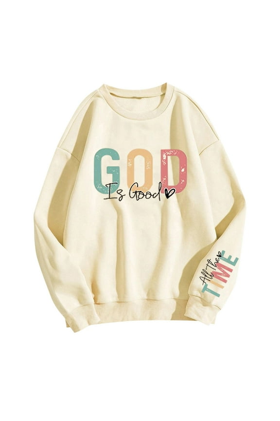 Women Blouses Loose Fit Womens Sweaters Quilted Pullover Women Zipper Hoodie Scrub Tops Long Sleeve Zip up Top Athletic Pullover Sweater Rompers for Hoodies for Clothes Ladies Beige S