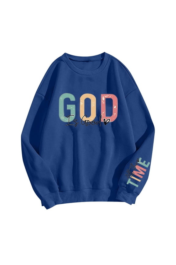 Women Blouses Loose Fit Womens Sweaters Quilted Pullover Women Zipper Hoodie Scrub Tops Long Sleeve Zip up Top Athletic Pullover Sweater Rompers for Hoodies for Clothes Ladies Blue S