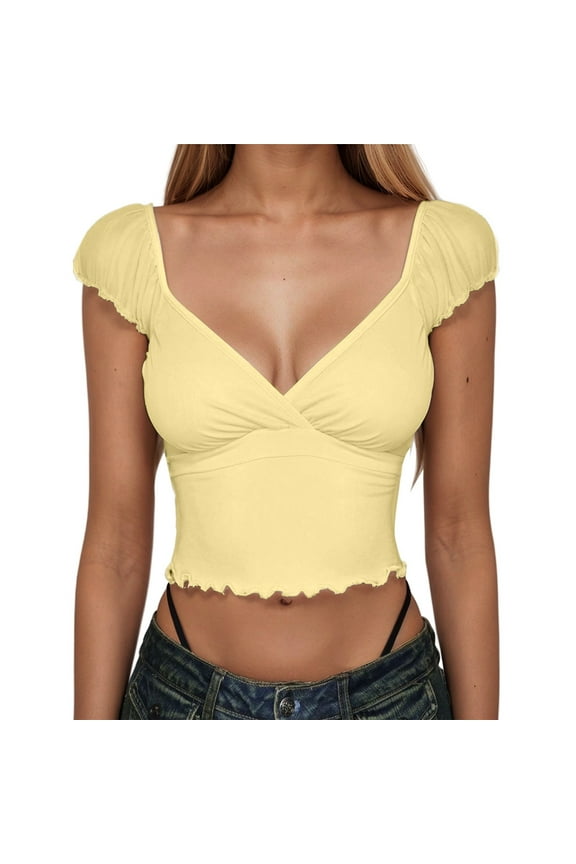 Women Blouses Medium Womens Fall Clothes Possum Long Sleeve Tee Short Sleeve Scrub Tops Women Casual Tops for Womens Fall Color Shirts Summer Sky Turtle Neck Spandex Scrub Shirts Long Loose Yellow L