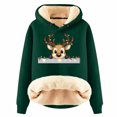thumbnail image 1 of Women Blouses Monkey Sweatshirts Women Cute Crop Sweaters Velour Tops The Rambling Storefront Novelty Hoodies Ladies Small Sweaters Cropped Long Sleeve Athletic Top Zipper Pocket Hoodie Yoga Black XL, 1 of 4