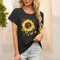 thumbnail image 1 of Women Blouses My Orders, Womens Short Sleeve Daisy Tops Crew Neck Dressy Casual Loose Fit Shirts Summer Flowy Blouses 2025 Trendy Clothes, 1 of 6