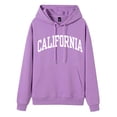 thumbnail image 1 of Women Blouses Pullover Women Quarter Zip Oversized Pullovers Neck Long Sleeve Quarter Sleeve Sweatshirt 2xl Fall Sweater for Ladies Womens Neon Sweatshirt Hoodie And Pants Purple L, 1 of 3