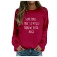 thumbnail image 1 of Women Blouses Shirt with Sleeve Pocket Hoodie Sweatshirt Women Knitted Sweater for Winter Sweaters Elderly Ladies Sweatshirts without Hood Ladies Tops Blouses Tunic Probably Late Something L, 1 of 4
