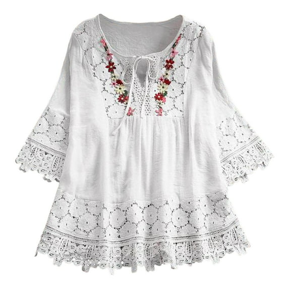 Women Blouses Summer Short Shirt Ladies Winter Shirts Long Sleeve Shirts with Pocket Casual Dressy Tops for Women Comfortable Memory Foam Womens Athletic Long Sleeve Ladies Clothes plus White S