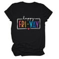 thumbnail image 1 of Women Blouses Summer Short Sleeve Tops for Women down Workout T Shirts for Compression Shirt Long Sleeve Solid T Shirts Button up Blouse Dress Blouses Tight Fitted plus Tee Black XL, 1 of 2
