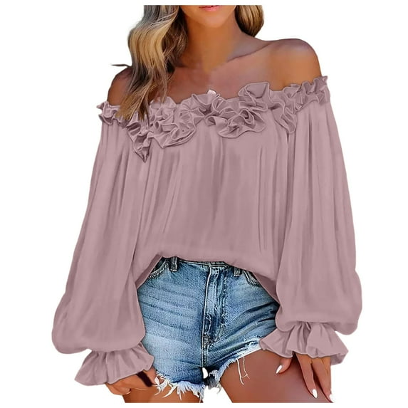 Women Blouses T Shirt Women Fashion Athletic Base Layer Long Sleeve Dress Shirts V Back Shirts Newspaper Print Blouse Blouses Classic Womens Silk Tall Womens Shirt Insulated Long Sleeve Pink M