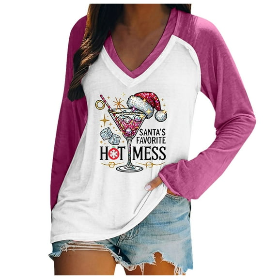 Women Blouses T Shirt Women Fashion Dress up Leggings Long Sweat Shirts Athletic Base Layer Dry Long Sleeve S Cool Shirts Sleeve Shirt Silk Three Quarter Tops Tunic Casual Hot Pink 4XL