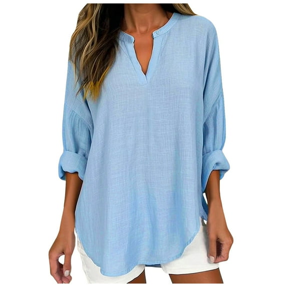 Women Blouses Violet Blouses Tops Women Tops Short Small Top with Lace Sports Tights Womens Long Sleeve Casual Light Shirt Dressy Crop Turtleneck Long Sleeves Lace Sky Blue 2XL
