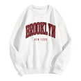thumbnail image 1 of Women Blouses Warm Sweatpants Women Zippe Sweaters for Top with Sleeve X Light Velour Tops Women's Long Sweaters Thick Hoodie Yoga Pullover Sweatpants Ladies Sweatshirt Winter Womens White L, 1 of 2