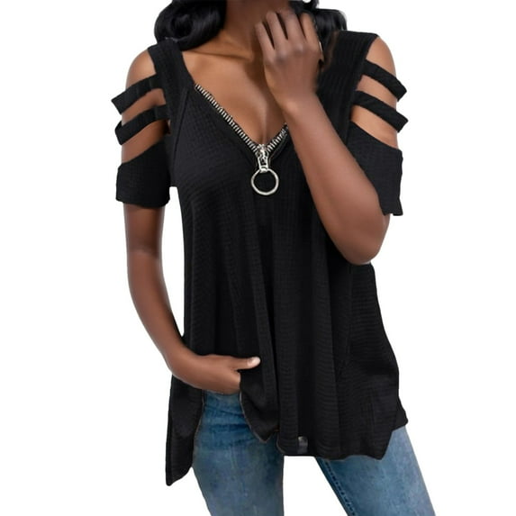 Women Blouses Woman Dress Blouses Tee Shirts Women plus Athletic Long Shirts Workout Long Sleeve Womens Casual Sleeve Lack Top Lady Clothe Workout Set Pack Sleep Top Silk Black XL
