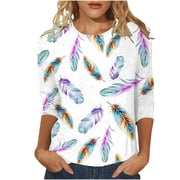 Women Blouses Women 2pk Tee Shirt Knit Blouse Long Long Sleeve Tee Floral Tunic Top Womens plus Tees Soft Shirts for Fall Floral Womens Top under Shirt Sleeve Rayon Shirts for La Grey S