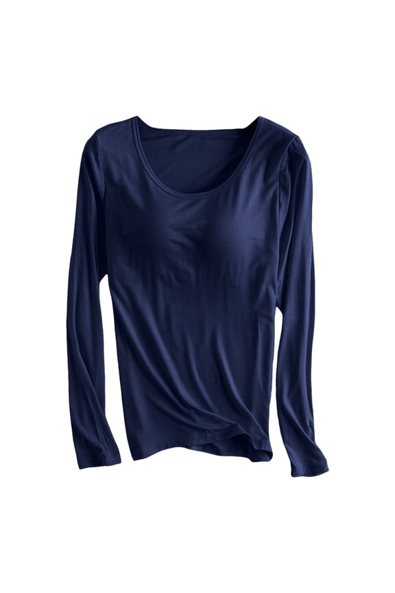 Women Blouses Women 3/ 4 Sleeve Tops And Blouses Long Button up Shirt Silk Blouse plus Long Sleeve Lace Top Woman Apparel Pajamas Tops Shirts Dressy Blouse Bodysuit Shirt over Size Shirts Wo Navy L