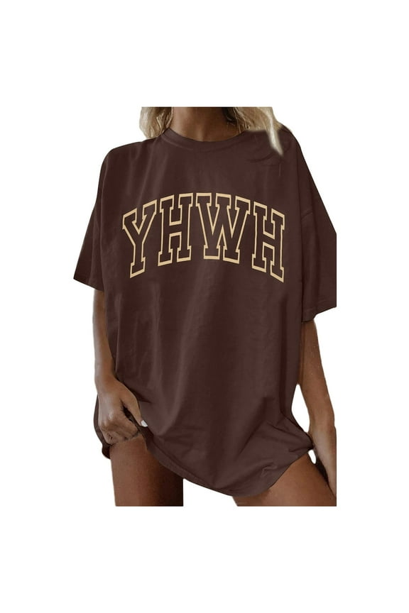 Women Blouses Women S Tops Fashion Ladies Tops Winter Shirts Floral Top Long Sleeve Womens Topical Top Long Sleeve Eyelet Blouse Skin Tight Athletic Shirt Dark Bodysuit Tee Brown M